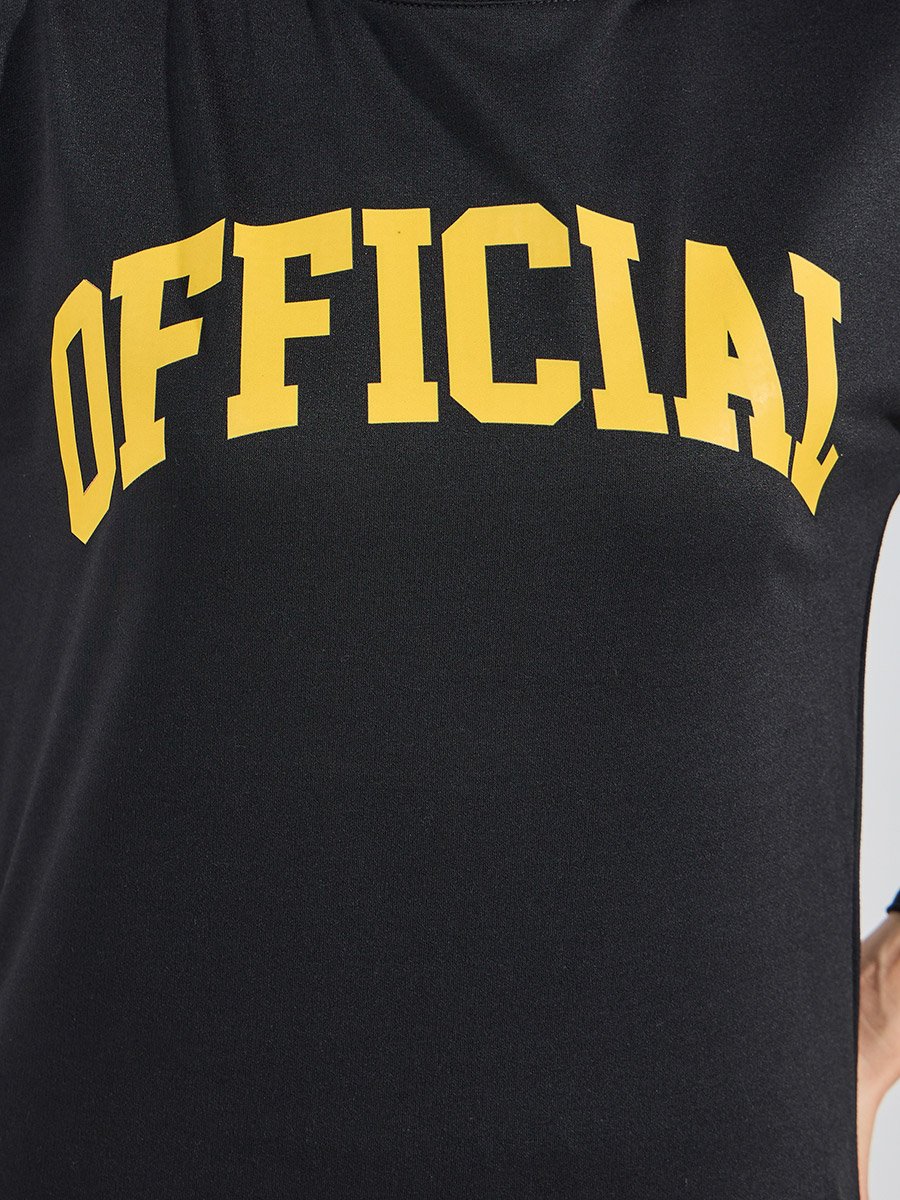 Official Slogan Long Sleeves Top and Joggers Lounge Set