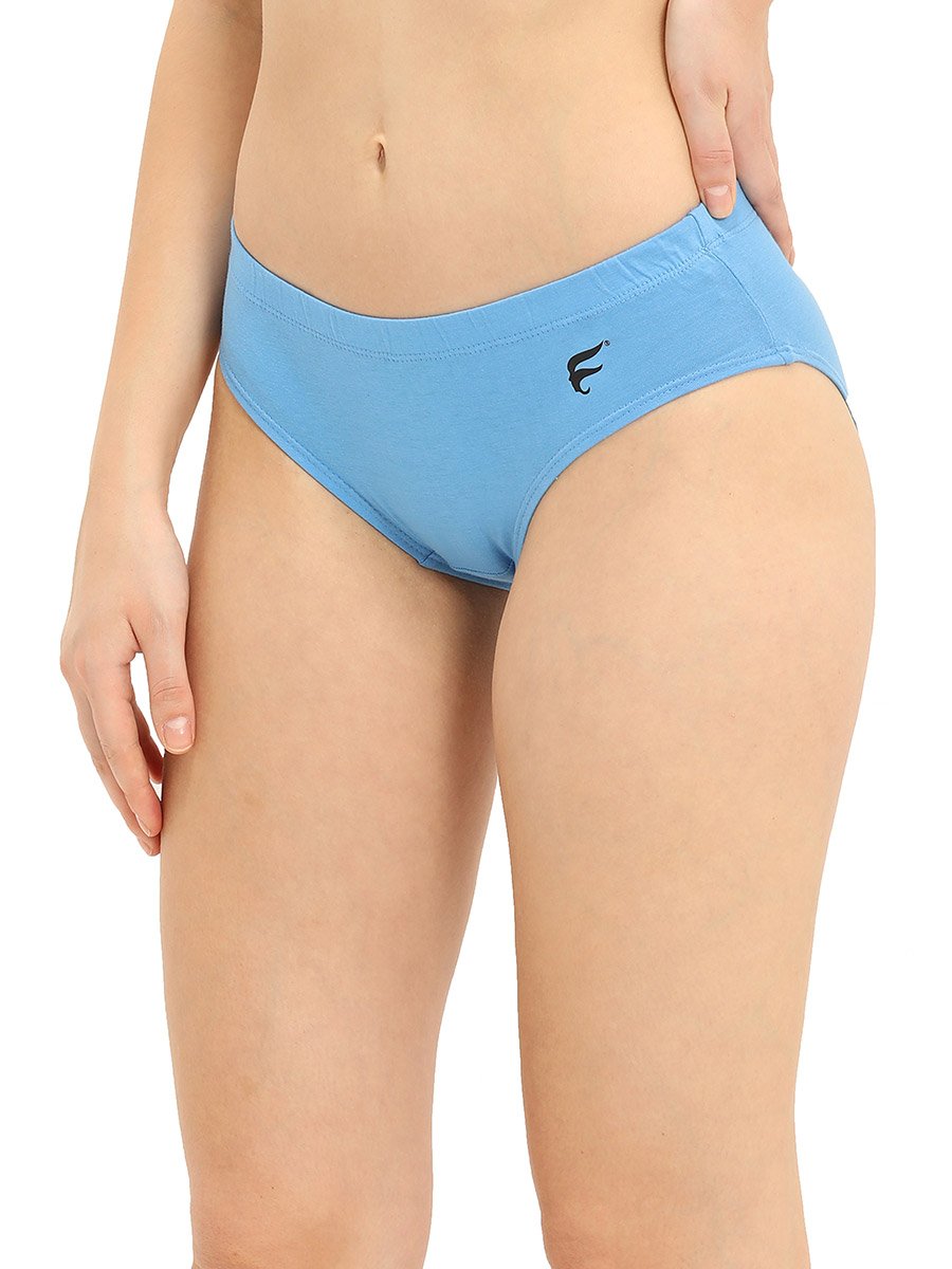 Pack of 3 - Logo Detail Cotton Mid Briefs