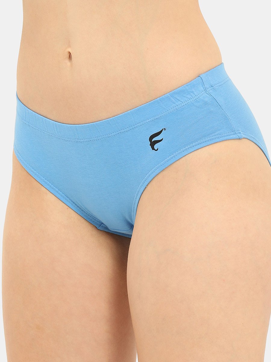 Pack of 3 - Logo Detail Cotton Mid Briefs