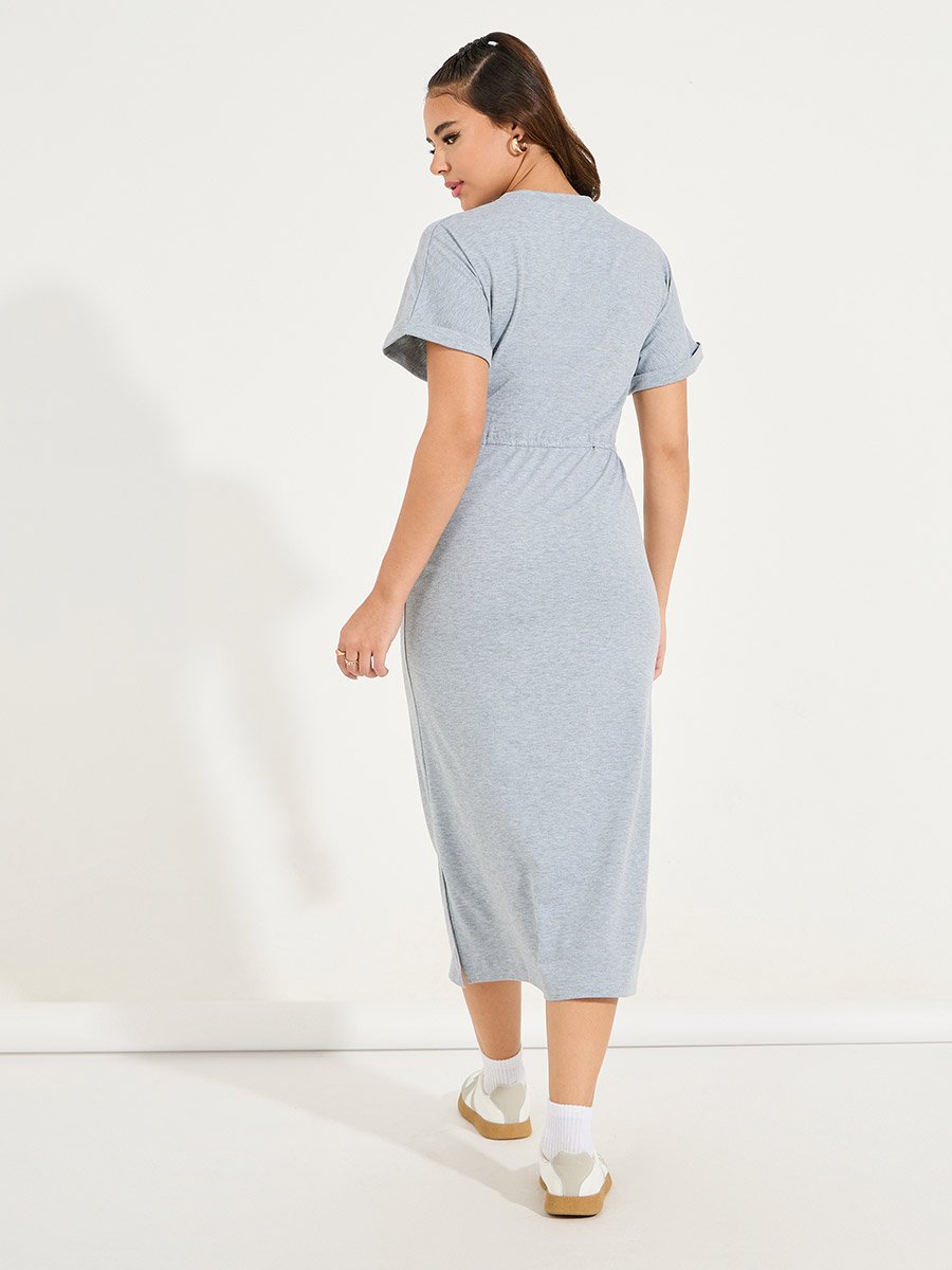 knee length dresses for ladies Black Soren T-Shirt Dress main image 1