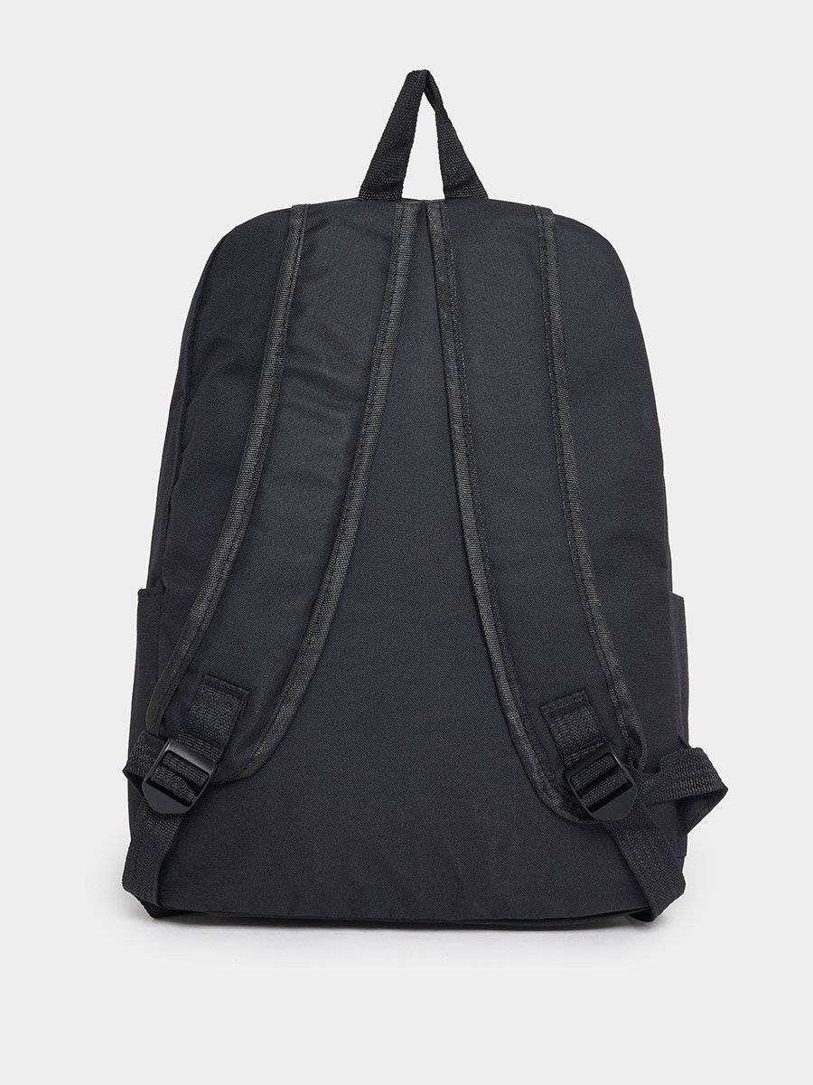 Solid Front Zip Detail Backpack