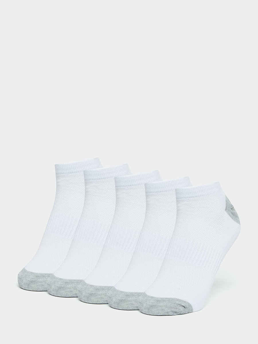 Pack of 5 - Contrast Ankle Length Socks