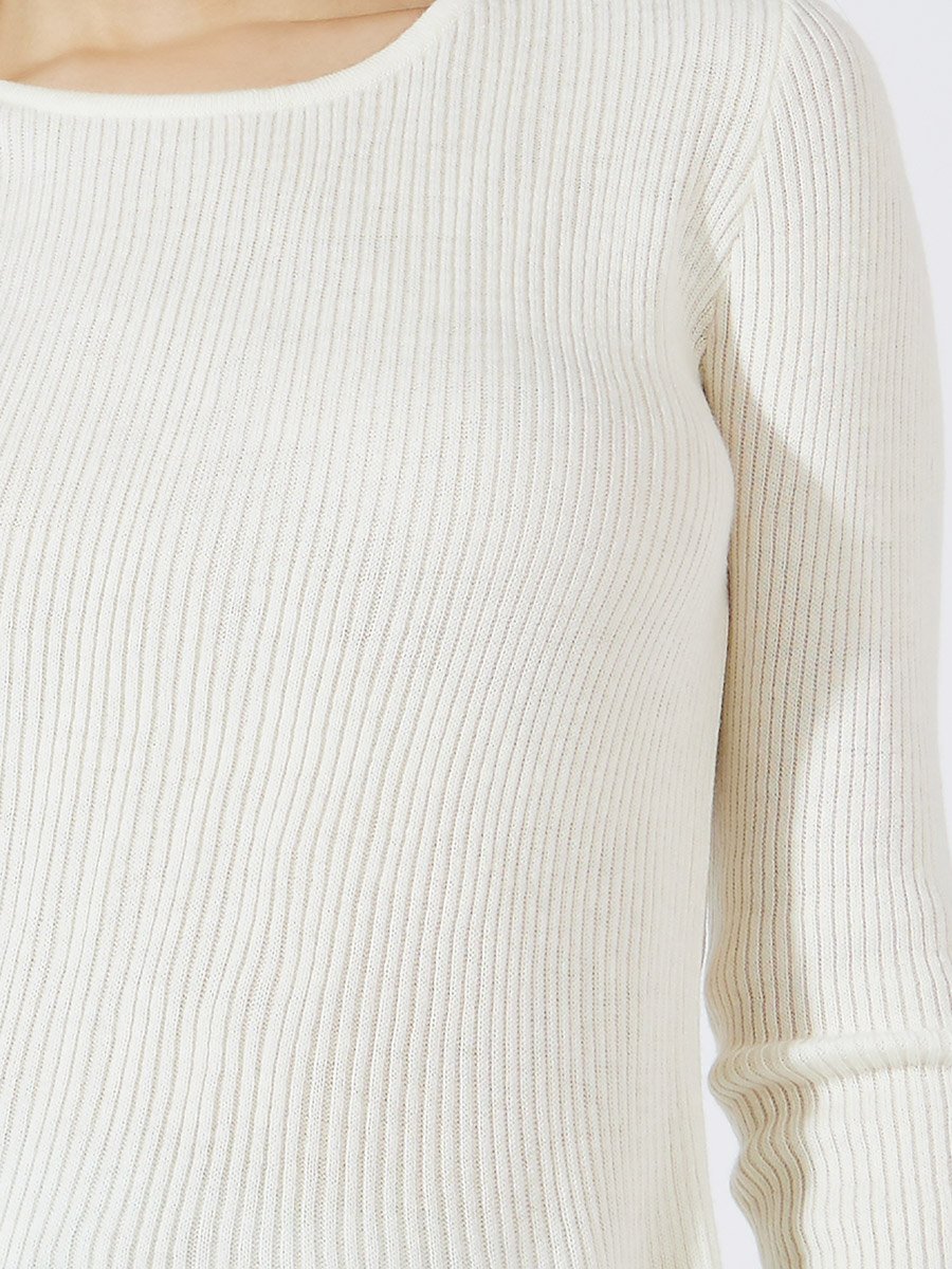 Rib Fitted Regular Length Sweater