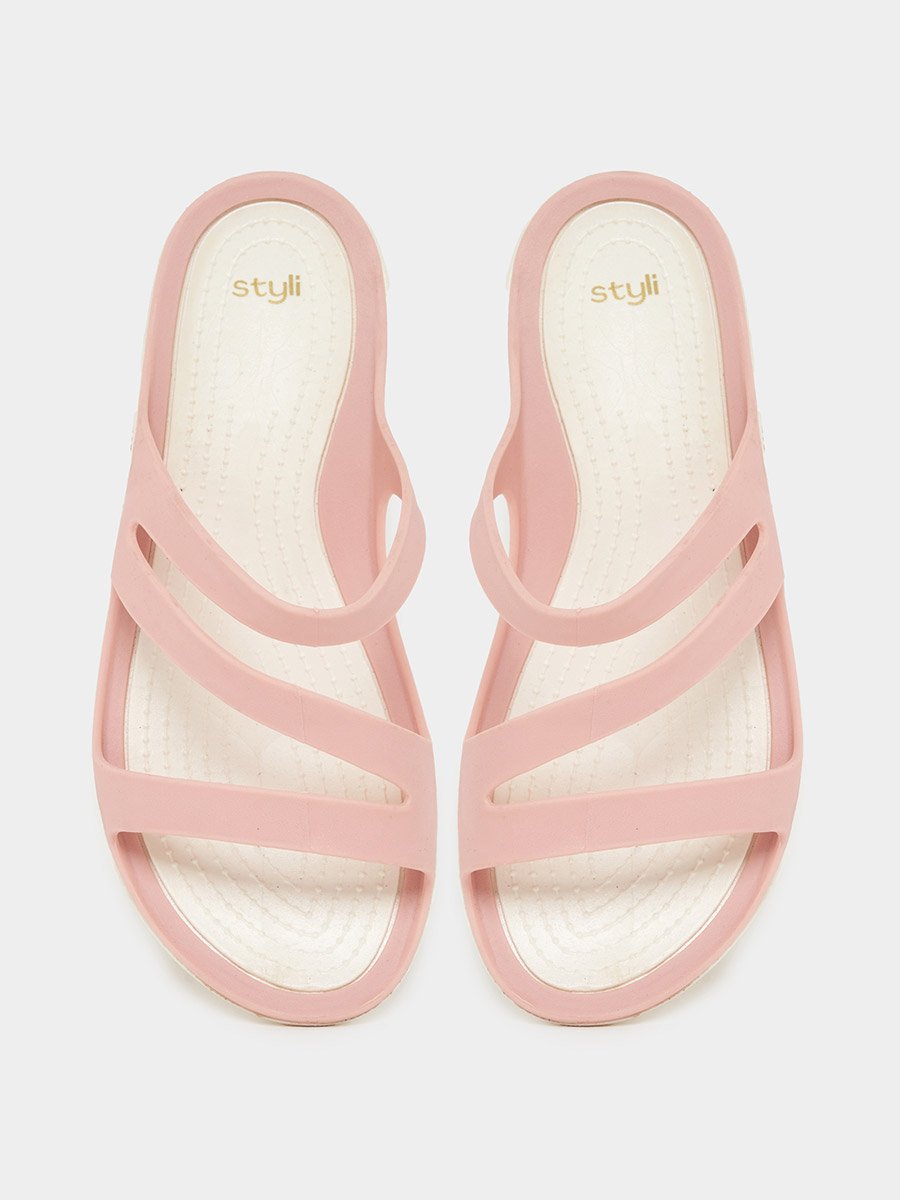 Strappy Plain Sandals