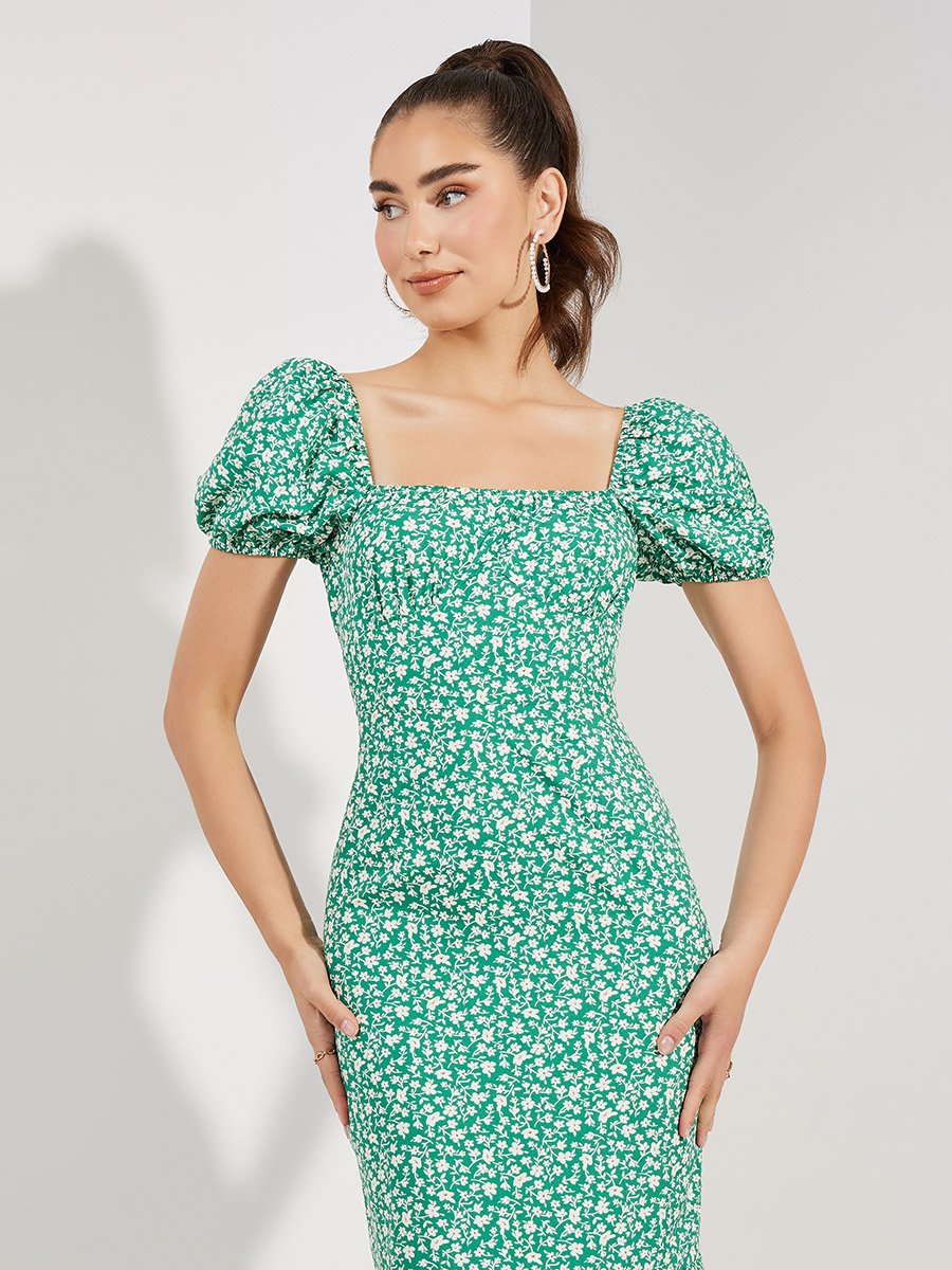 shirred bodycon midi dress Women's Claire Shirred Bodycon Off Shoulder Midi Dress