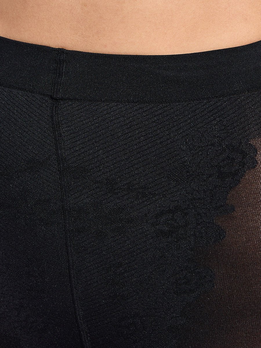 Velvet Panel Tights