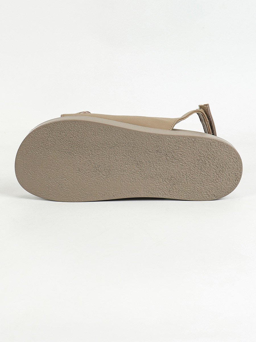 Double Velcro Strap Open Toe Sandals