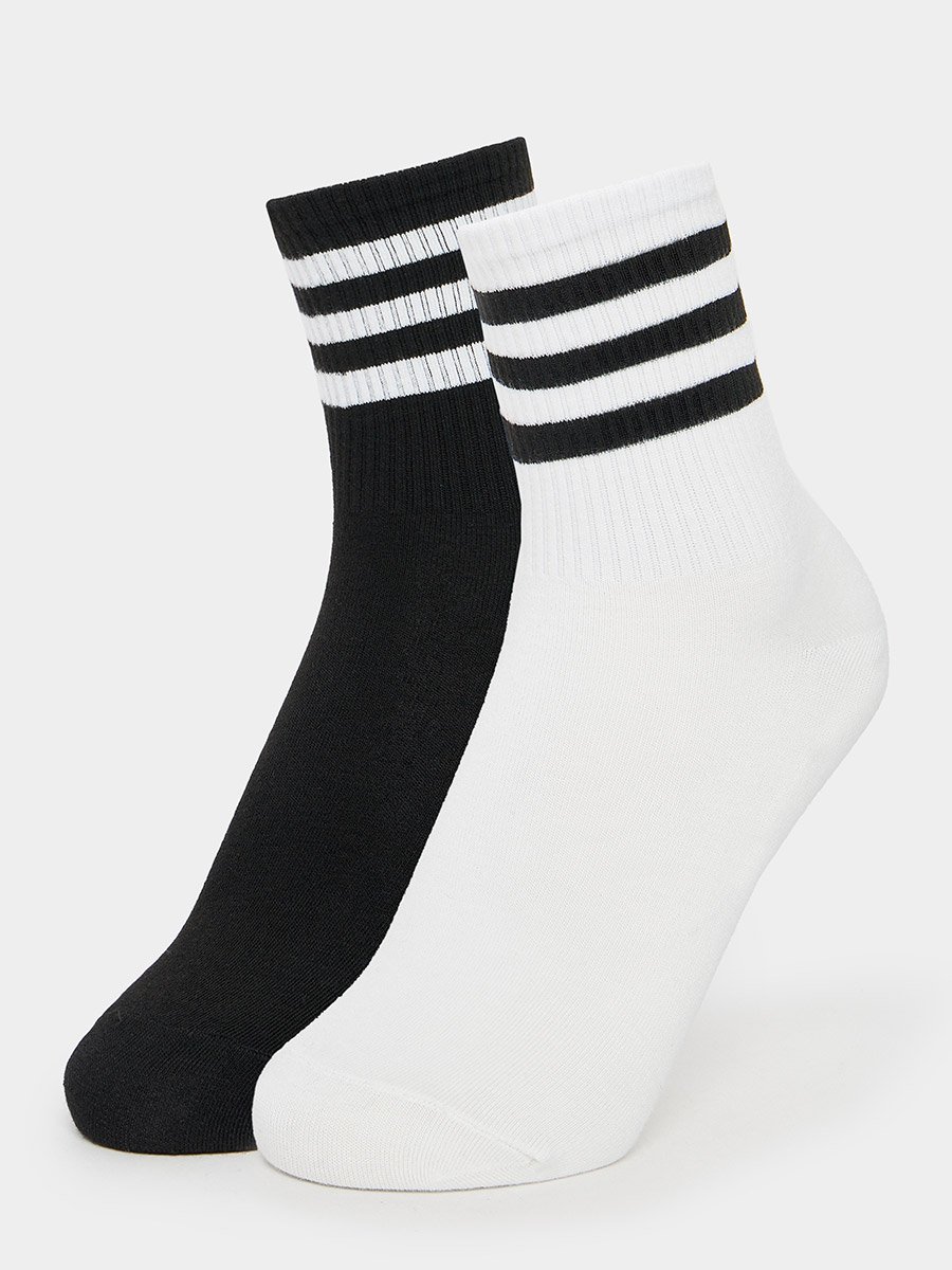 Pack of 2 - Double Striped Socks