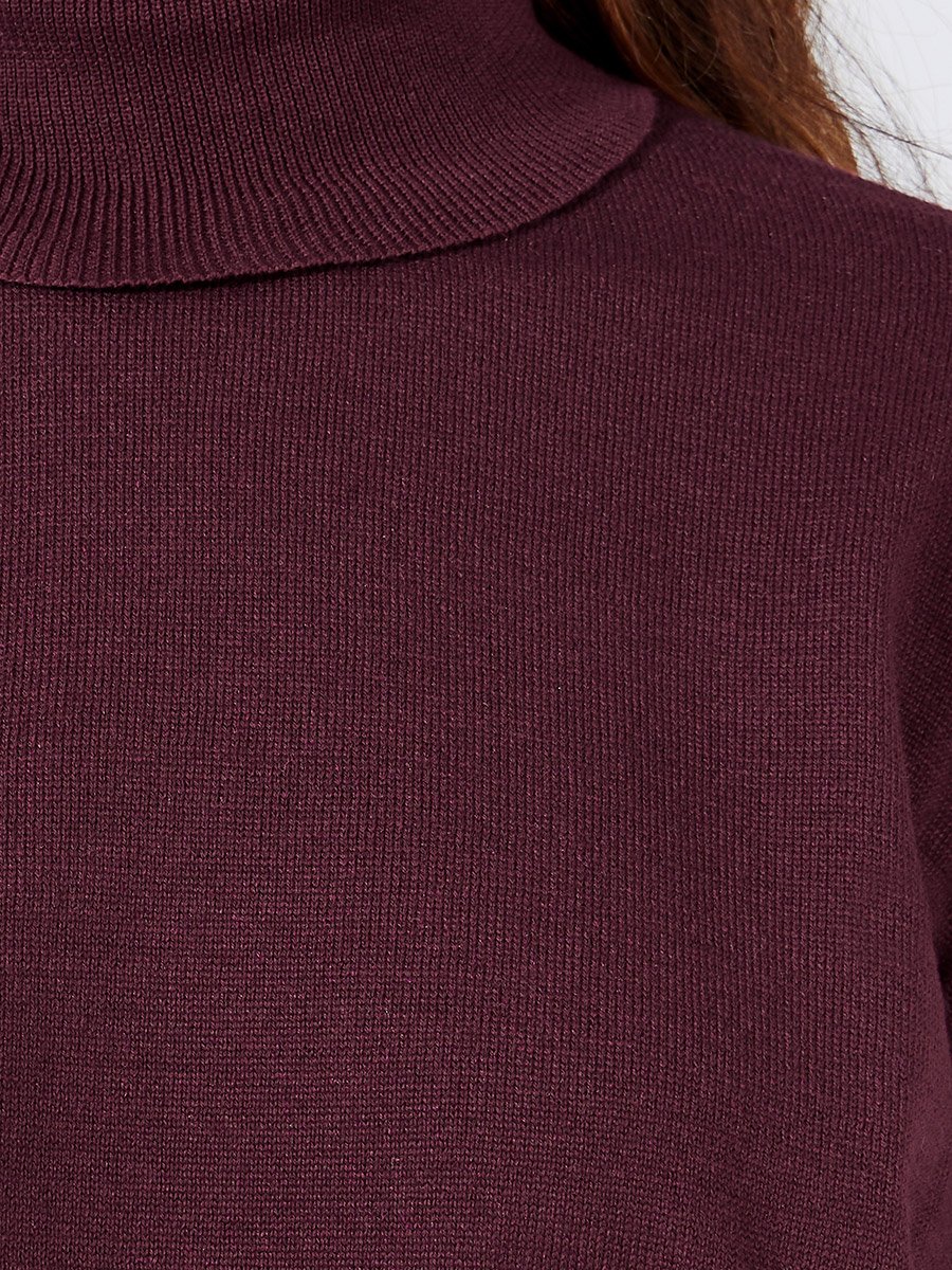 Oversized Longline Turtle Neck Sweater