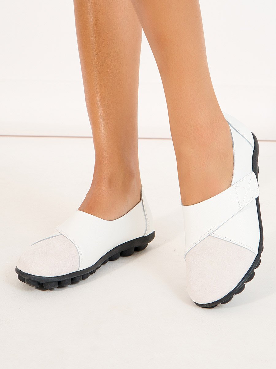 Casual Slip On Shoes with Velcro Closure