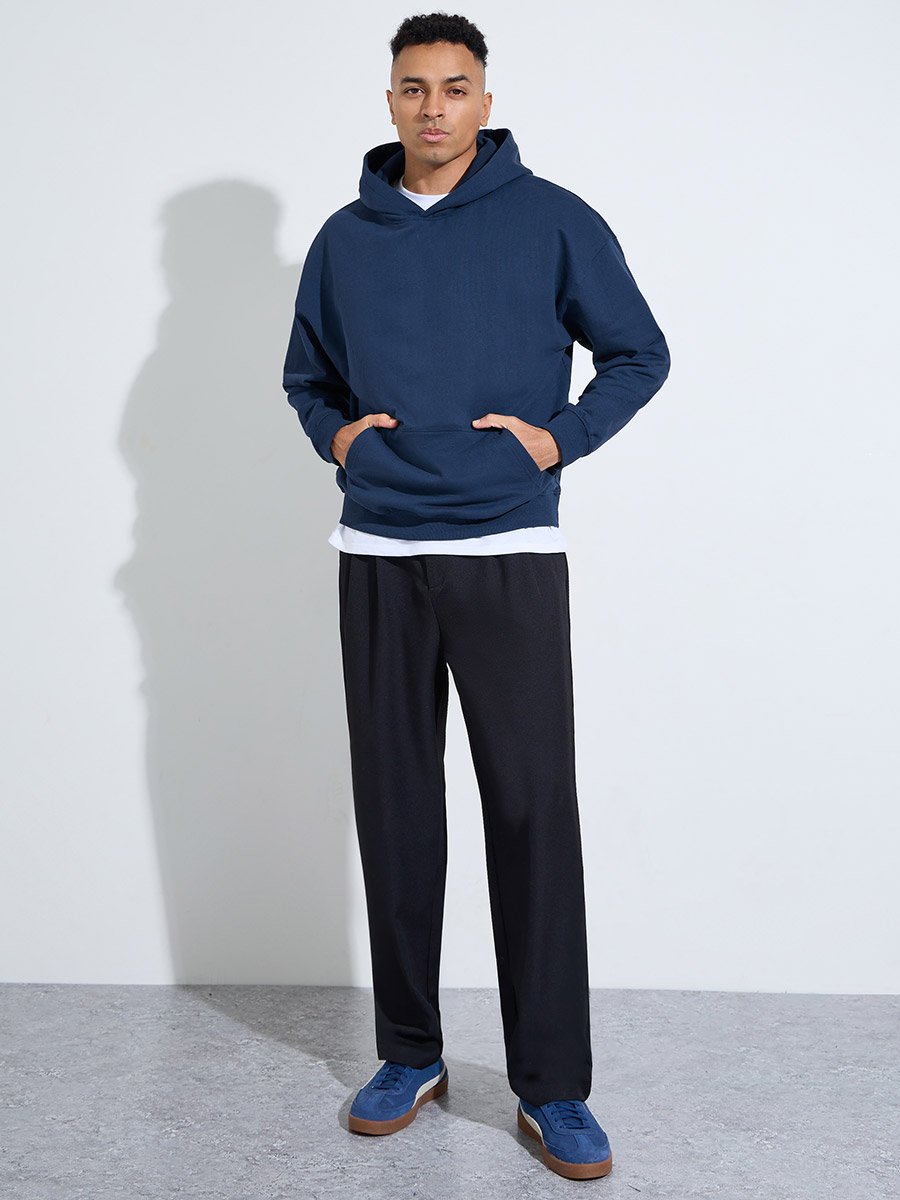  Back Cafe Vibe Heavy Oversized Hoodie