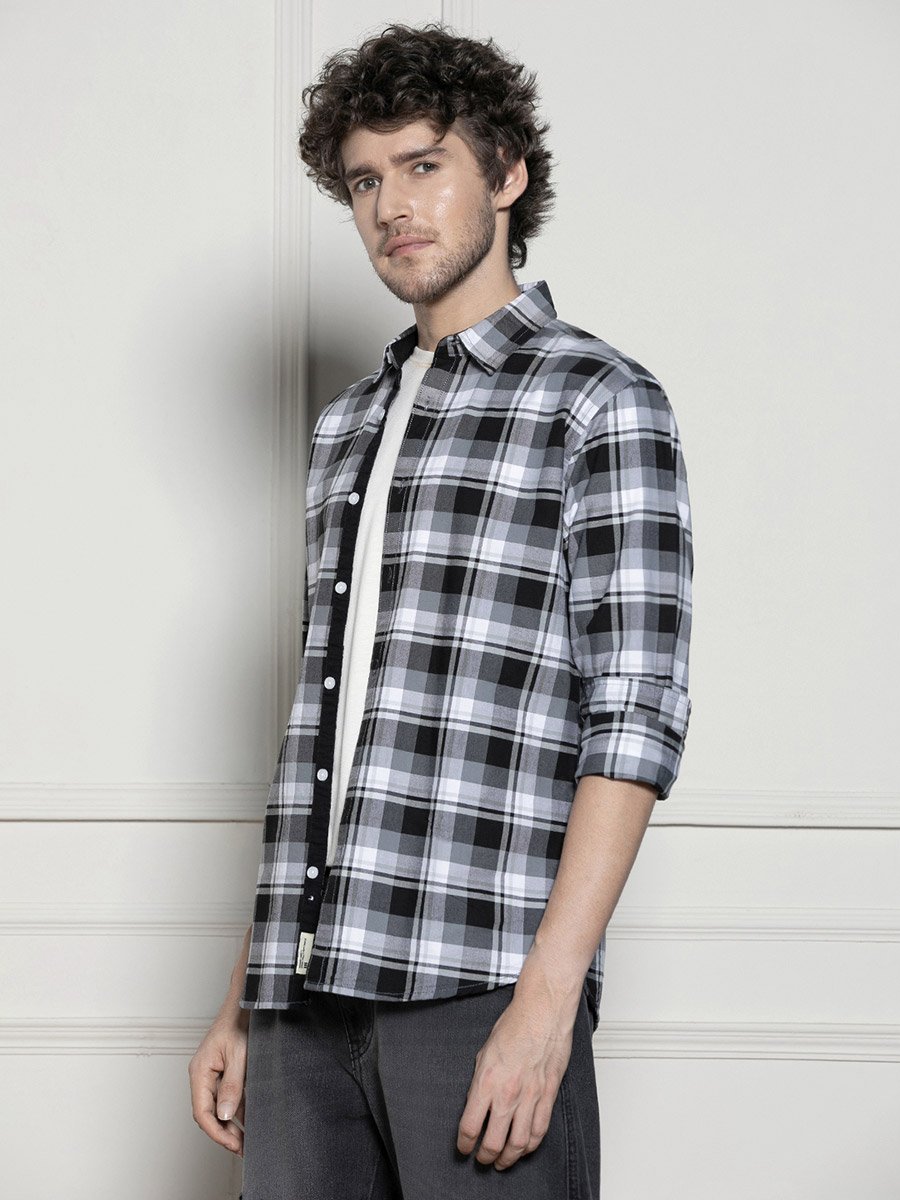 Checked Print Casual Shirt