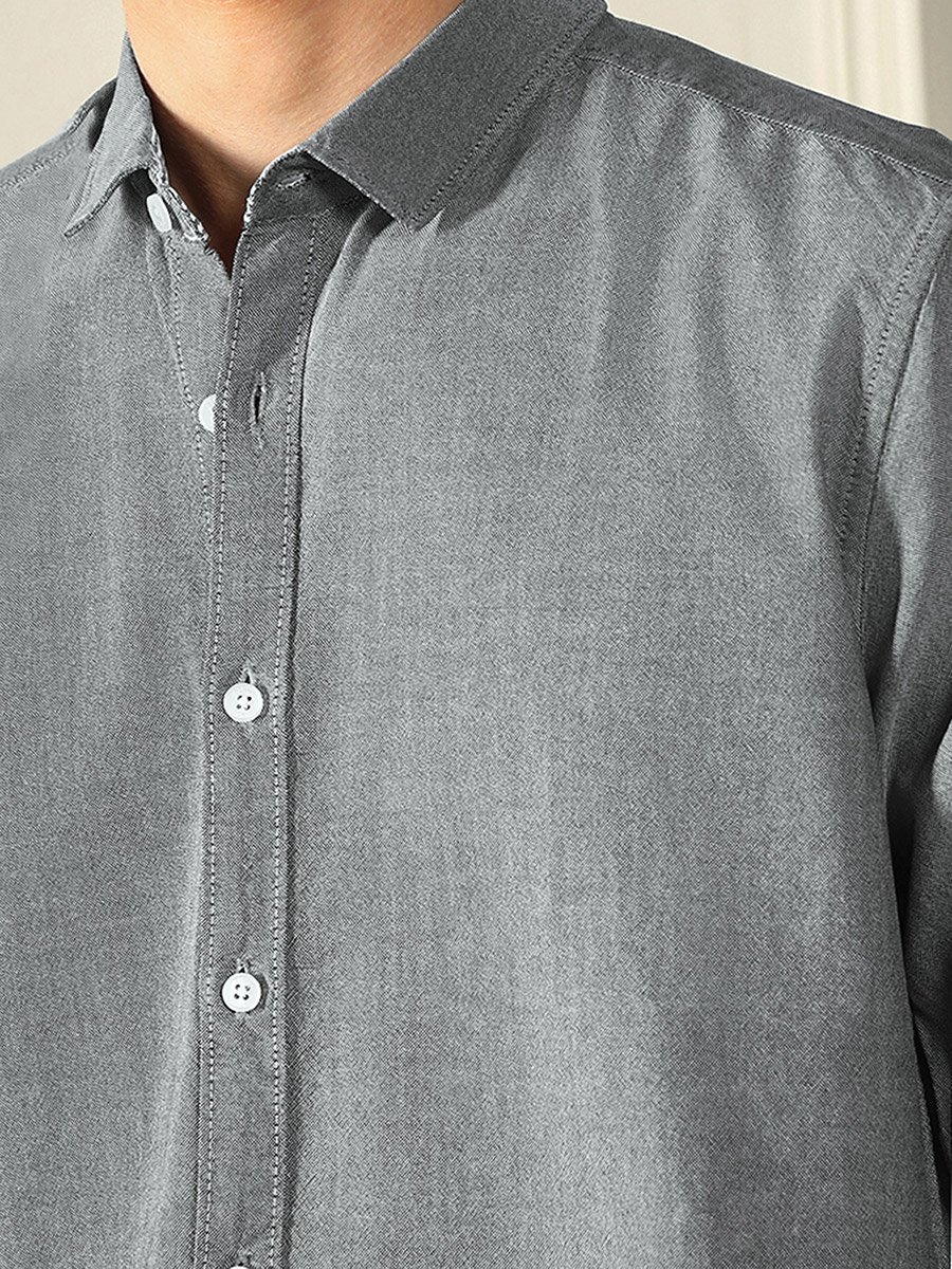 Slim Collar Regular Fit Casual Shirt