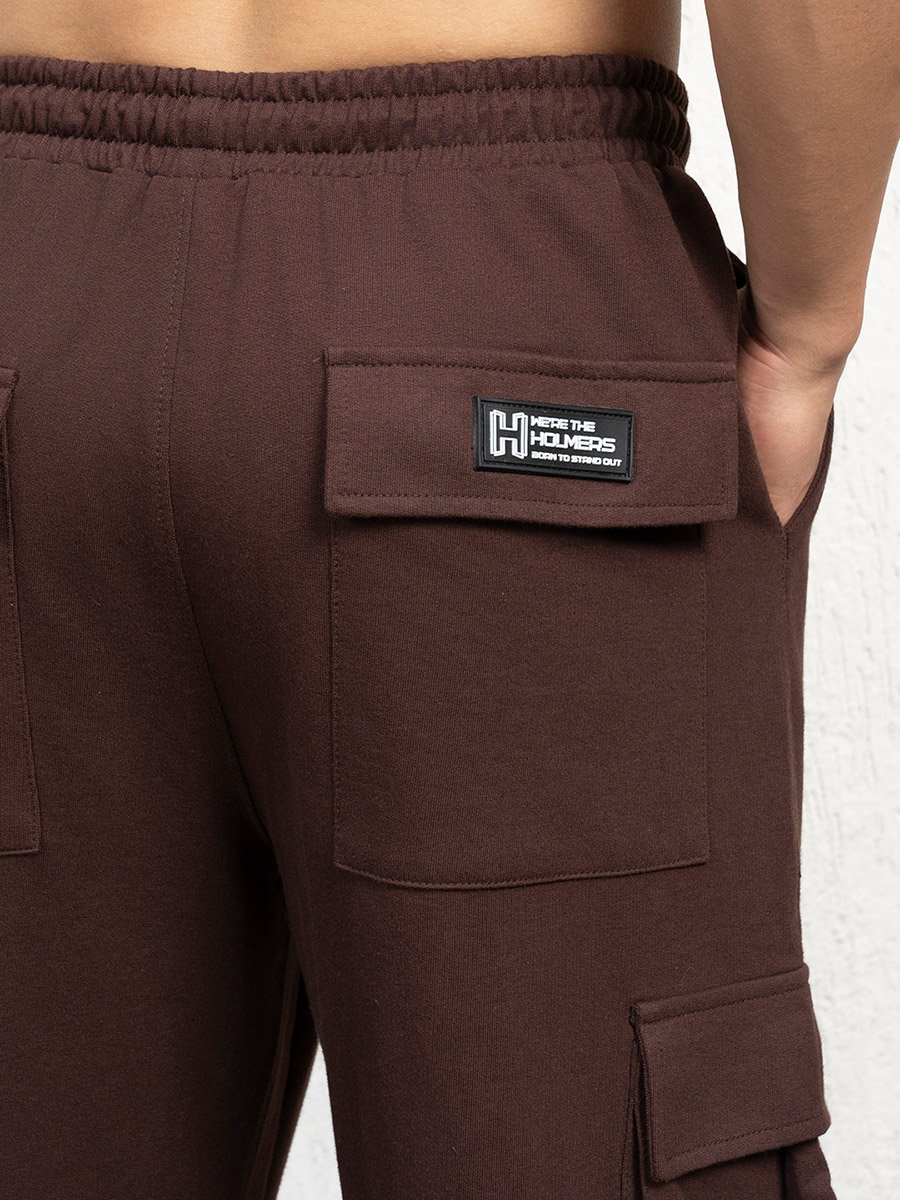 Mid Rise Patch Detail Flap Pocket Pants