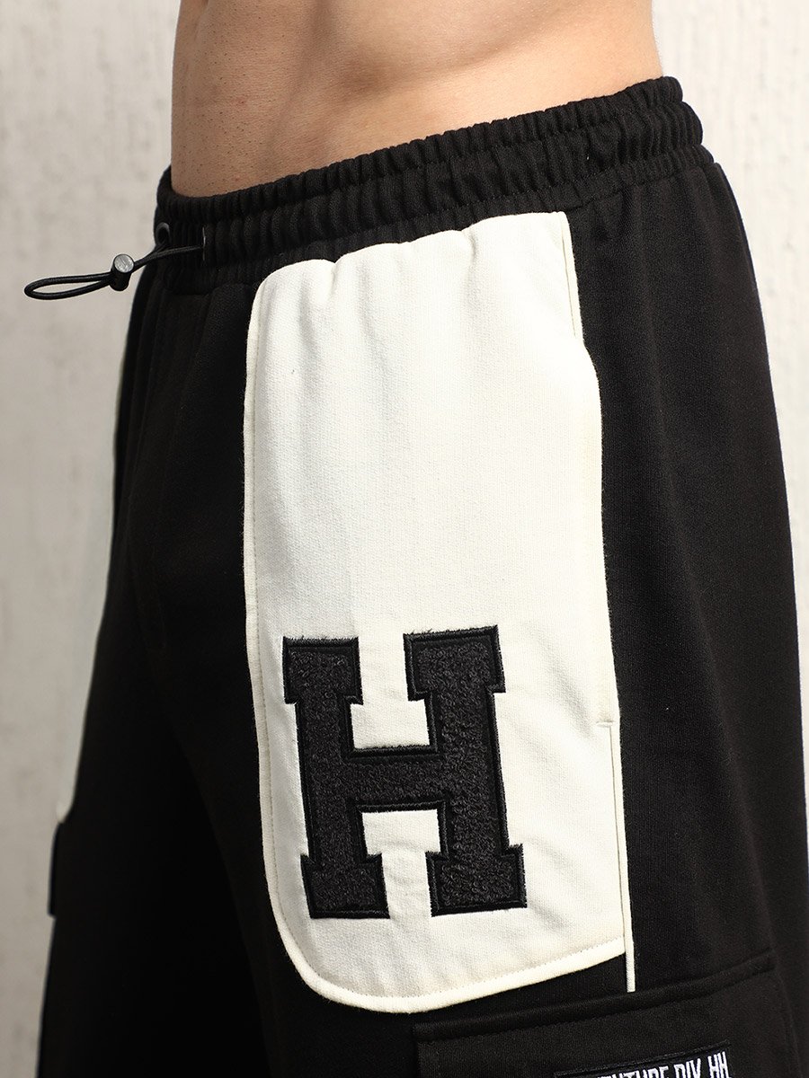 Contrast Front Pocket Cargo Pants
