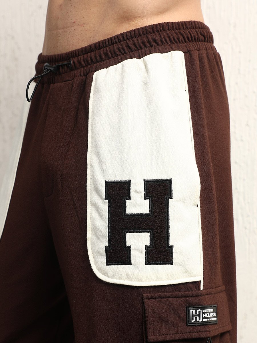 Contrast Front Pocket Cargo Pants