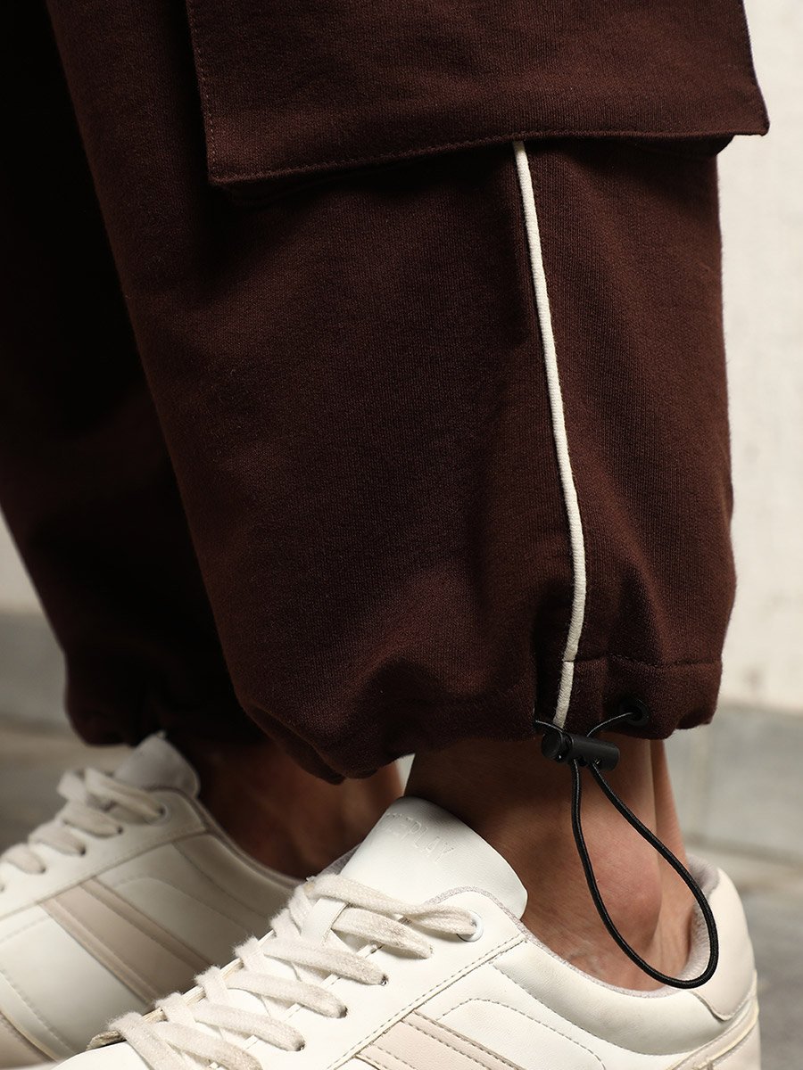 Contrast Front Pocket Cargo Pants