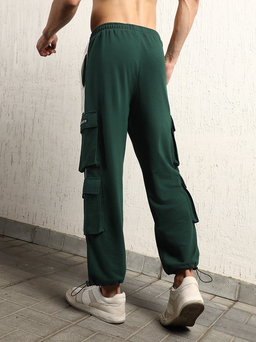 Contrast Front Pocket Cargo Pants