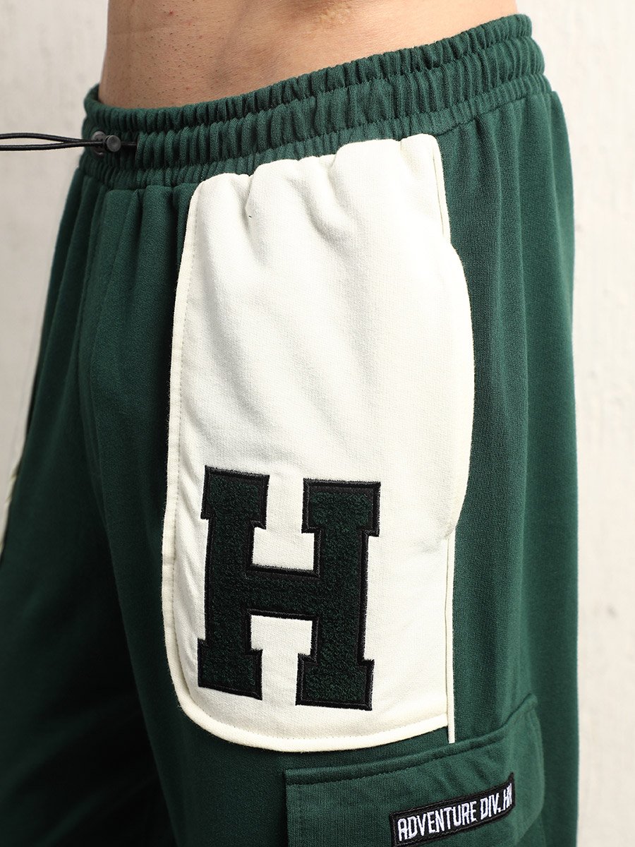Contrast Front Pocket Cargo Pants