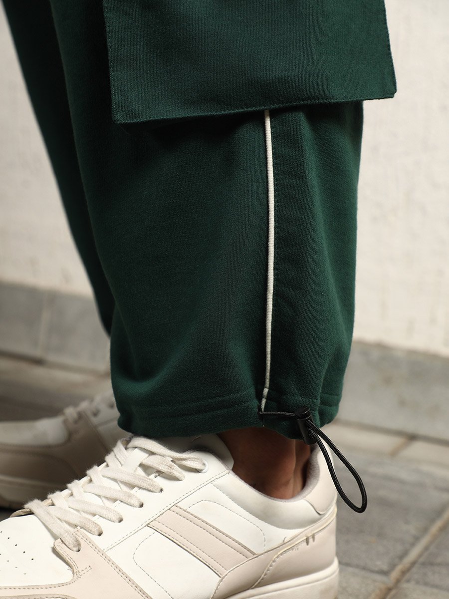 Contrast Front Pocket Cargo Pants