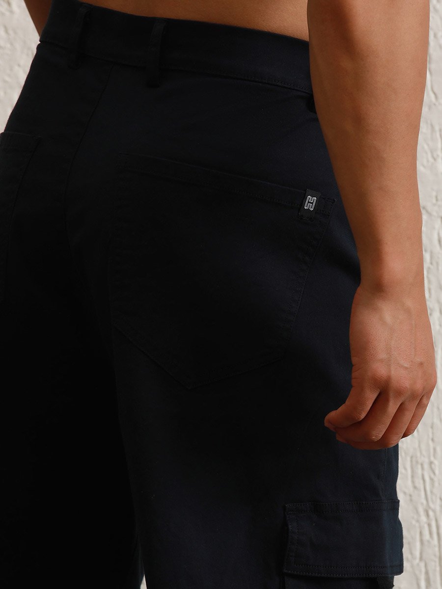 Straight Fit Double Cargo Pocket Pants