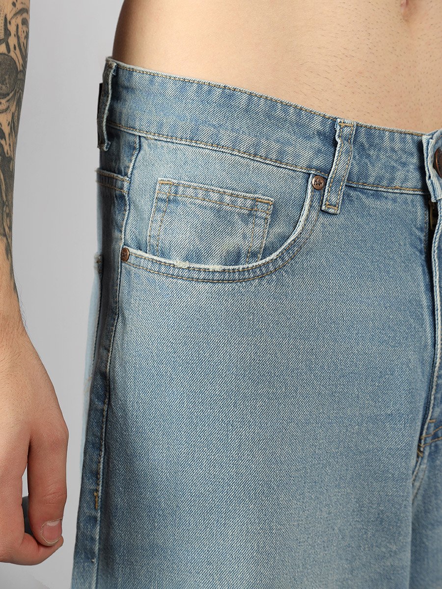 Mid Rise Baggy Fit Jeans