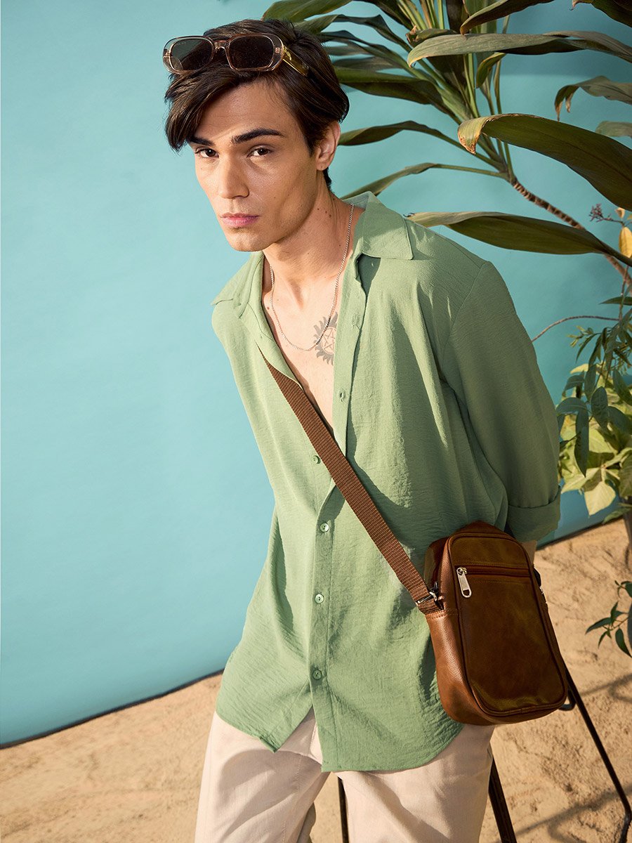 Textured Relaxed Fit Shirt