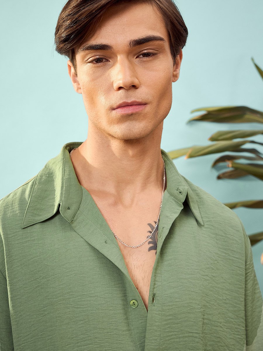 Textured Relaxed Fit Shirt