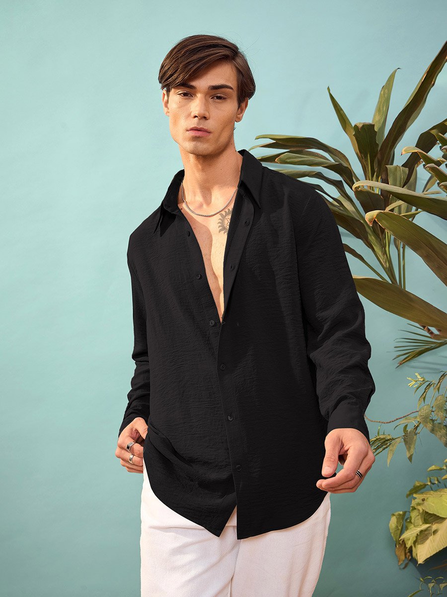 Textured Relaxed Fit Shirt