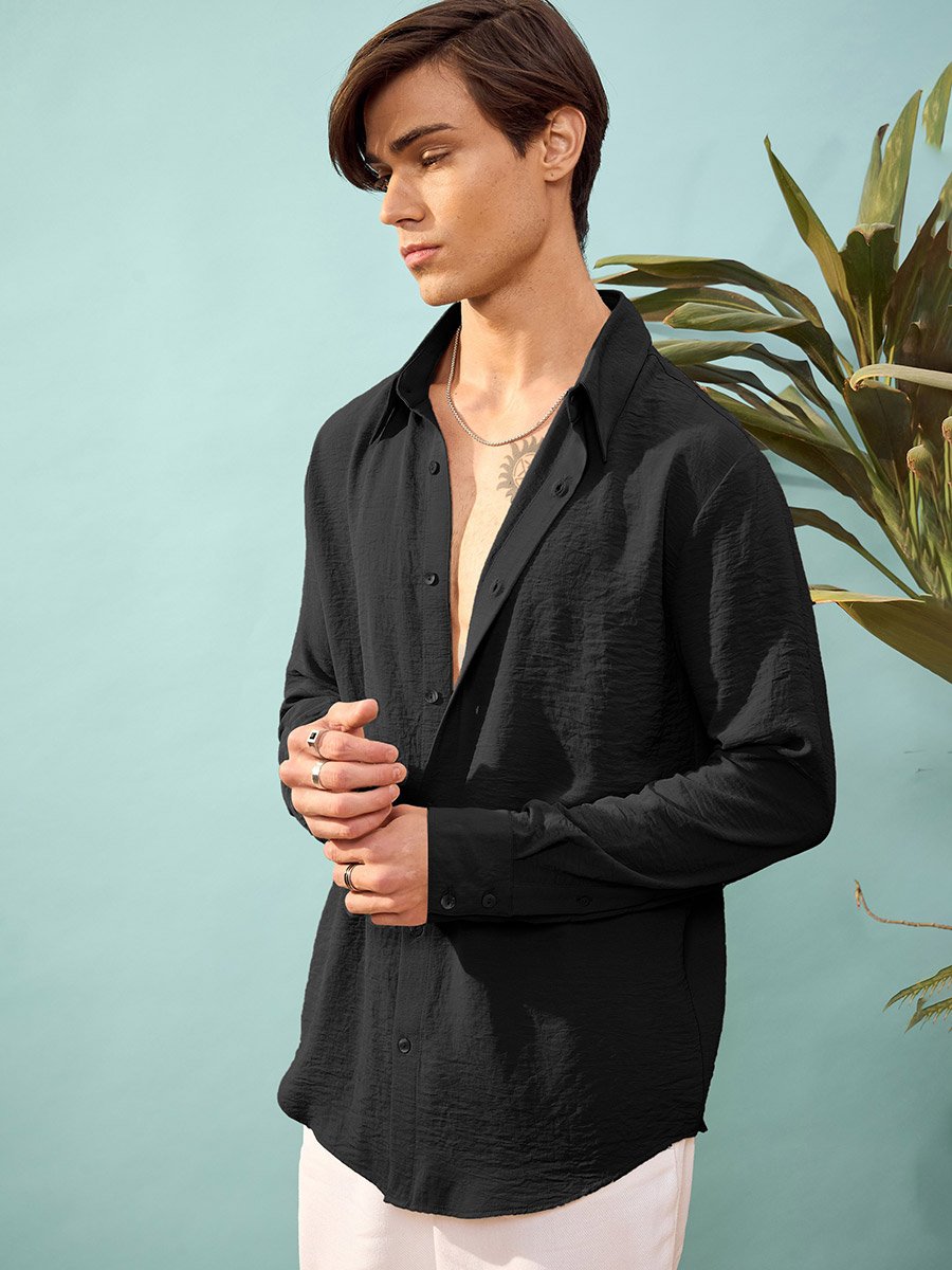 Textured Relaxed Fit Shirt