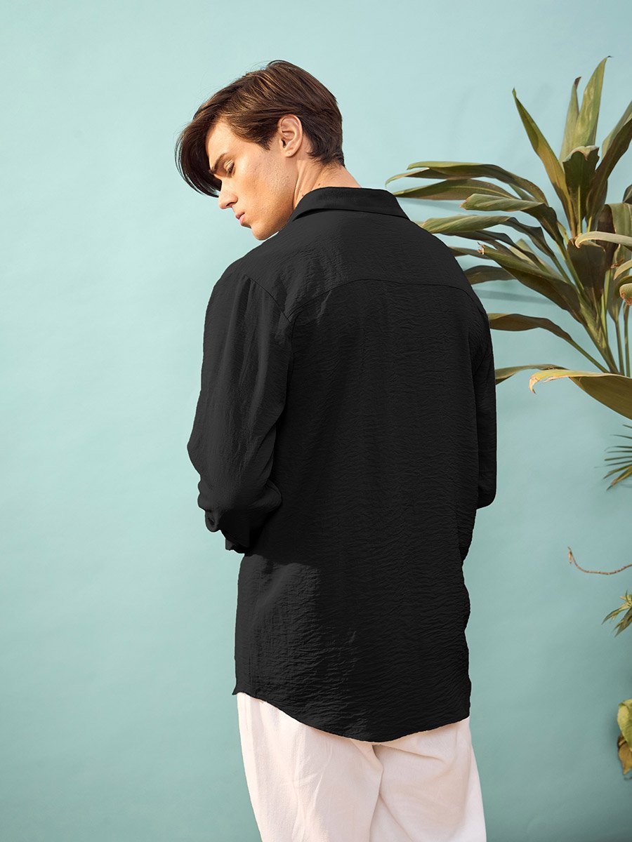 Textured Relaxed Fit Shirt