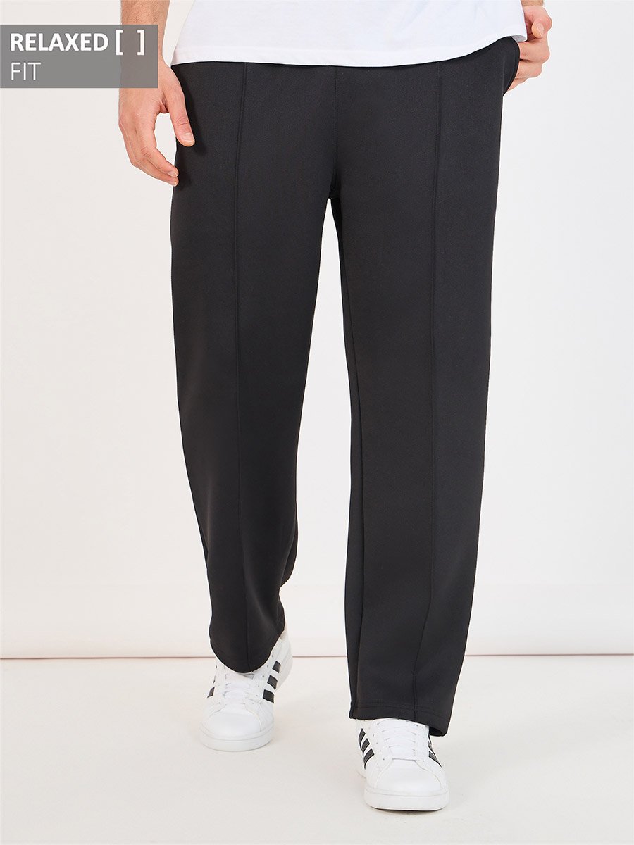 Pintuck Open Hem Relaxed Fit Joggers