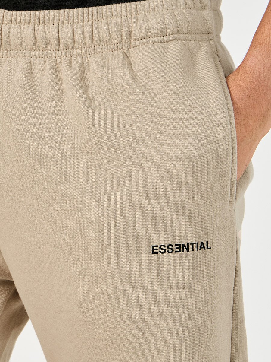 Essential Print Relaxed Fit Open Hem Joggers