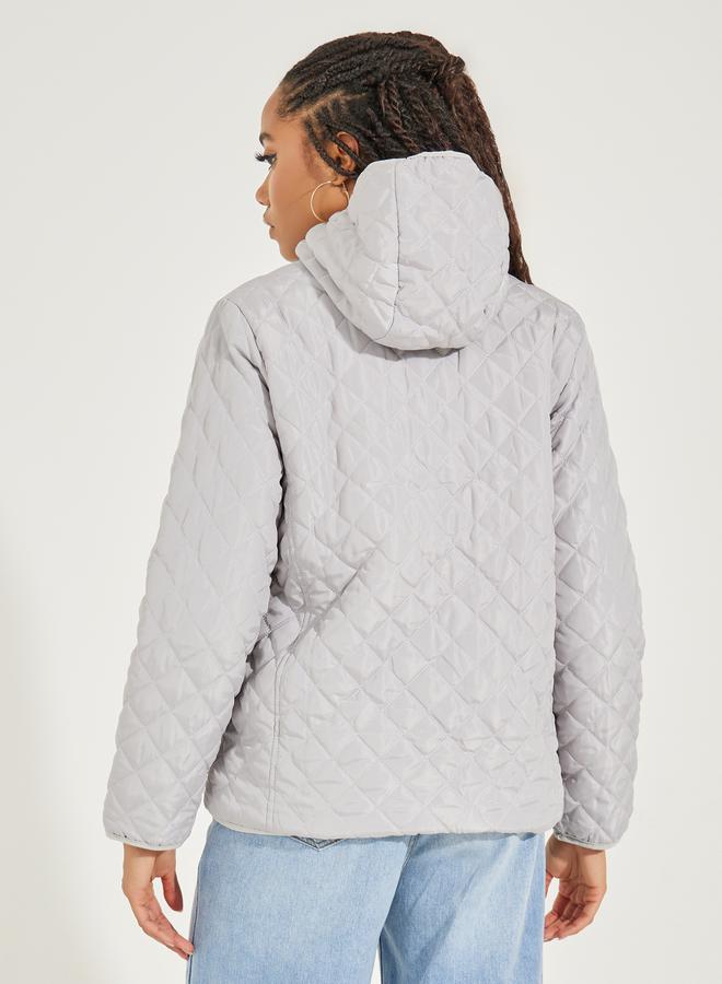Faux Fur Inner Effect Regular Fit Light Coat