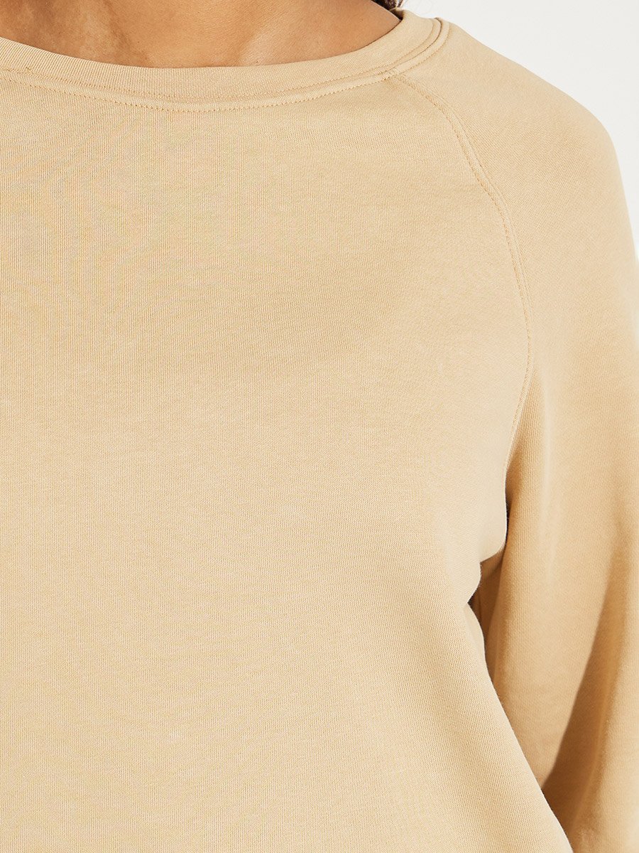Regular Fit Acid Wash Sweatshirt