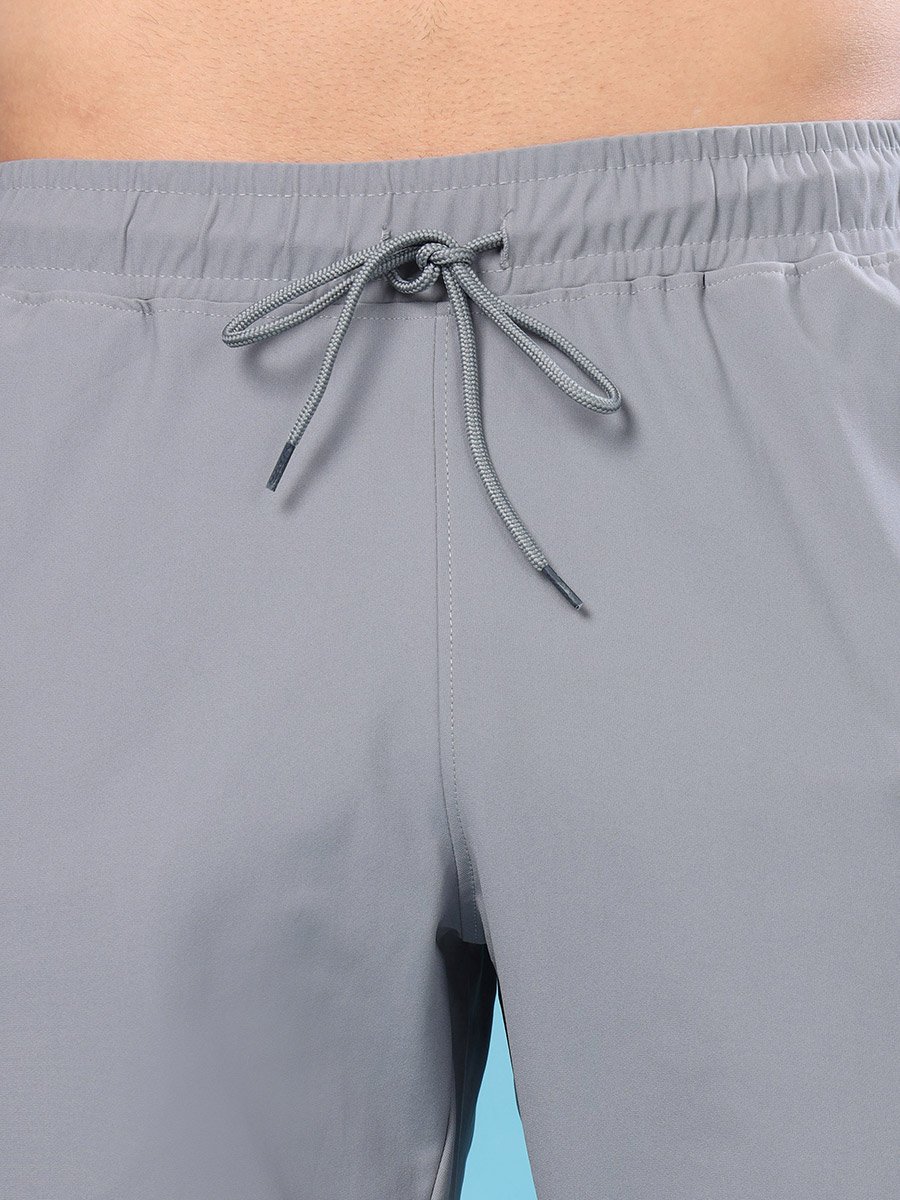Solid Relaxed Fit Cargo Trackpants with Duracool+