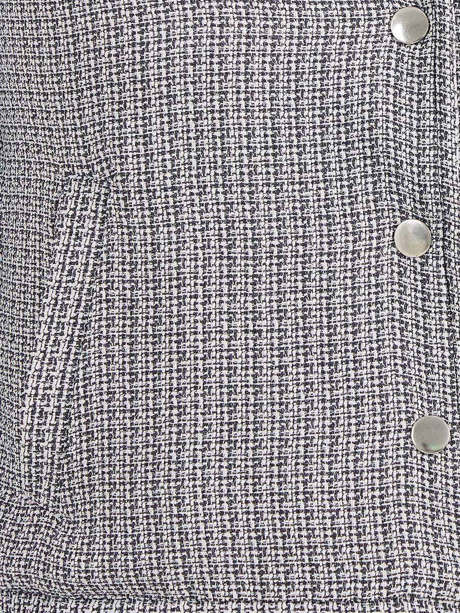 Tweed Collared Jacket with Buttons