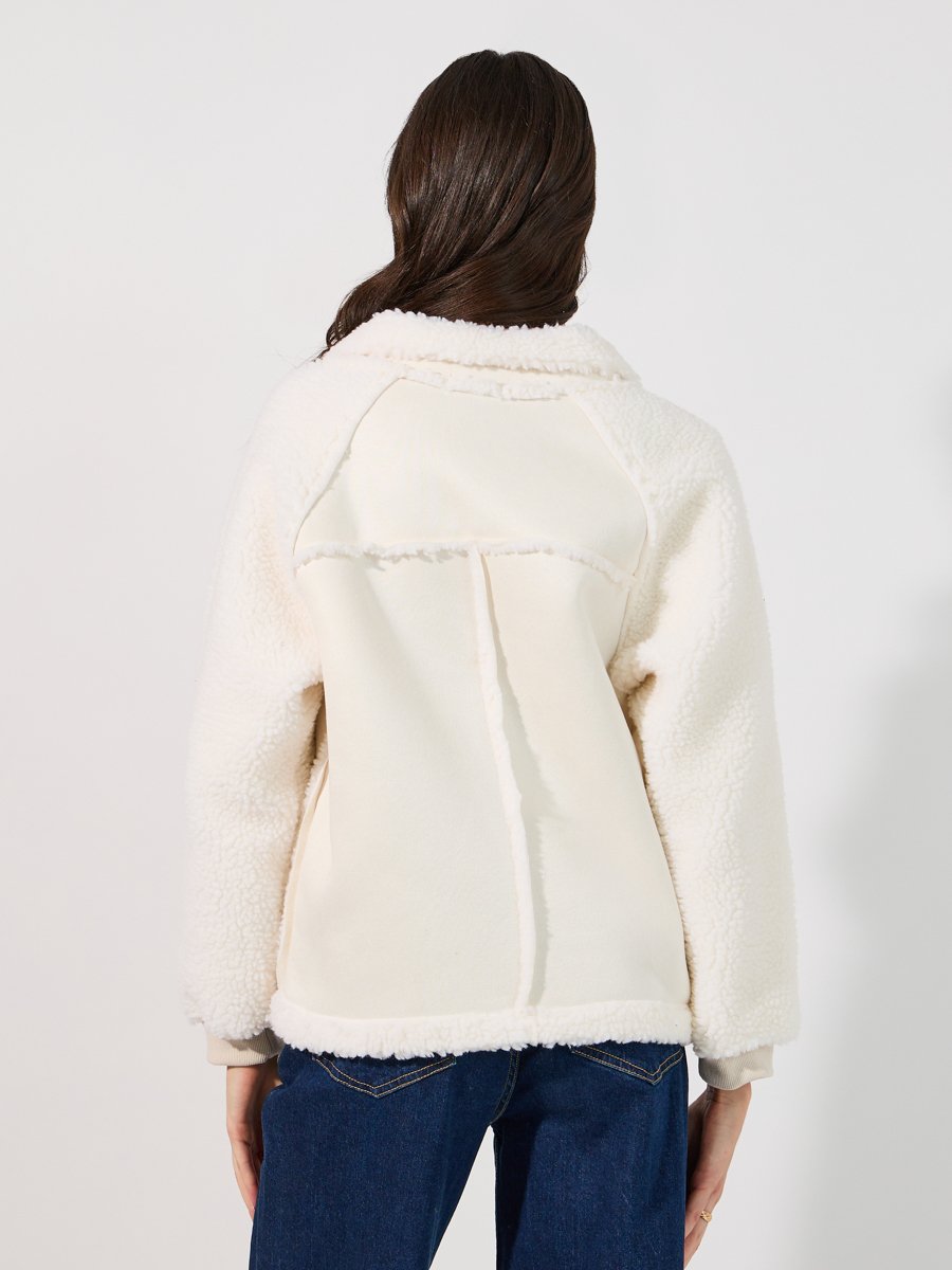 Oversized Regular Length Aviator Jacket
