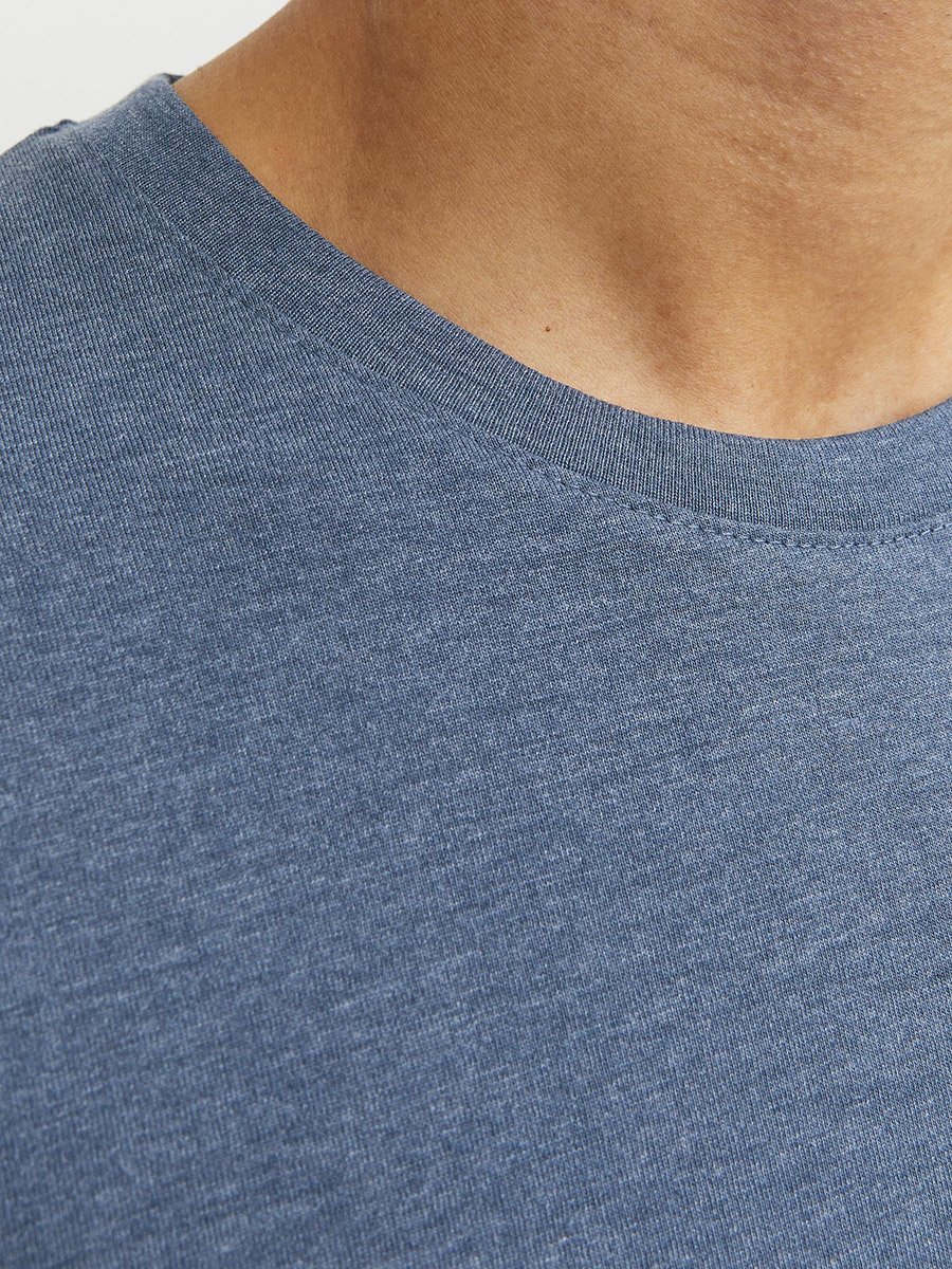 Solid Crew Neck T-Shirt with Logo Detail