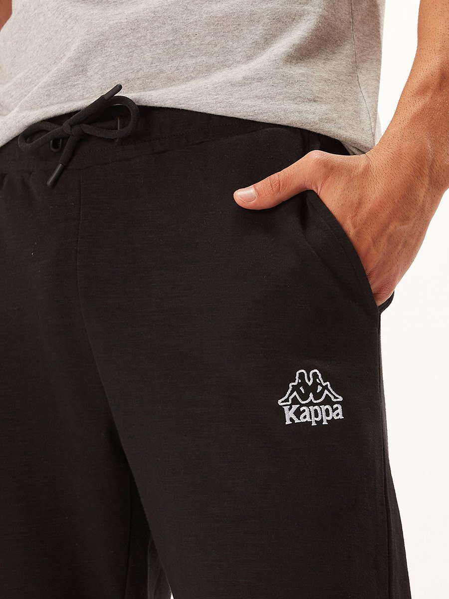 Full Length Solid Pants with Pocket Detail and Drawstring