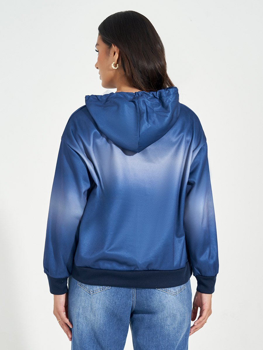 Regular Fit Paris Print Hoodie