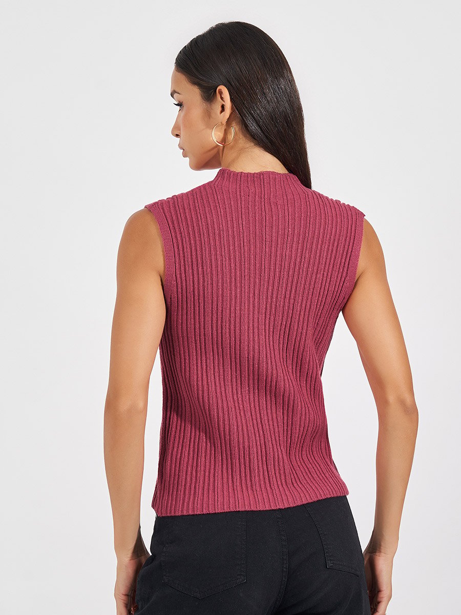 Textured Flat Knit Top