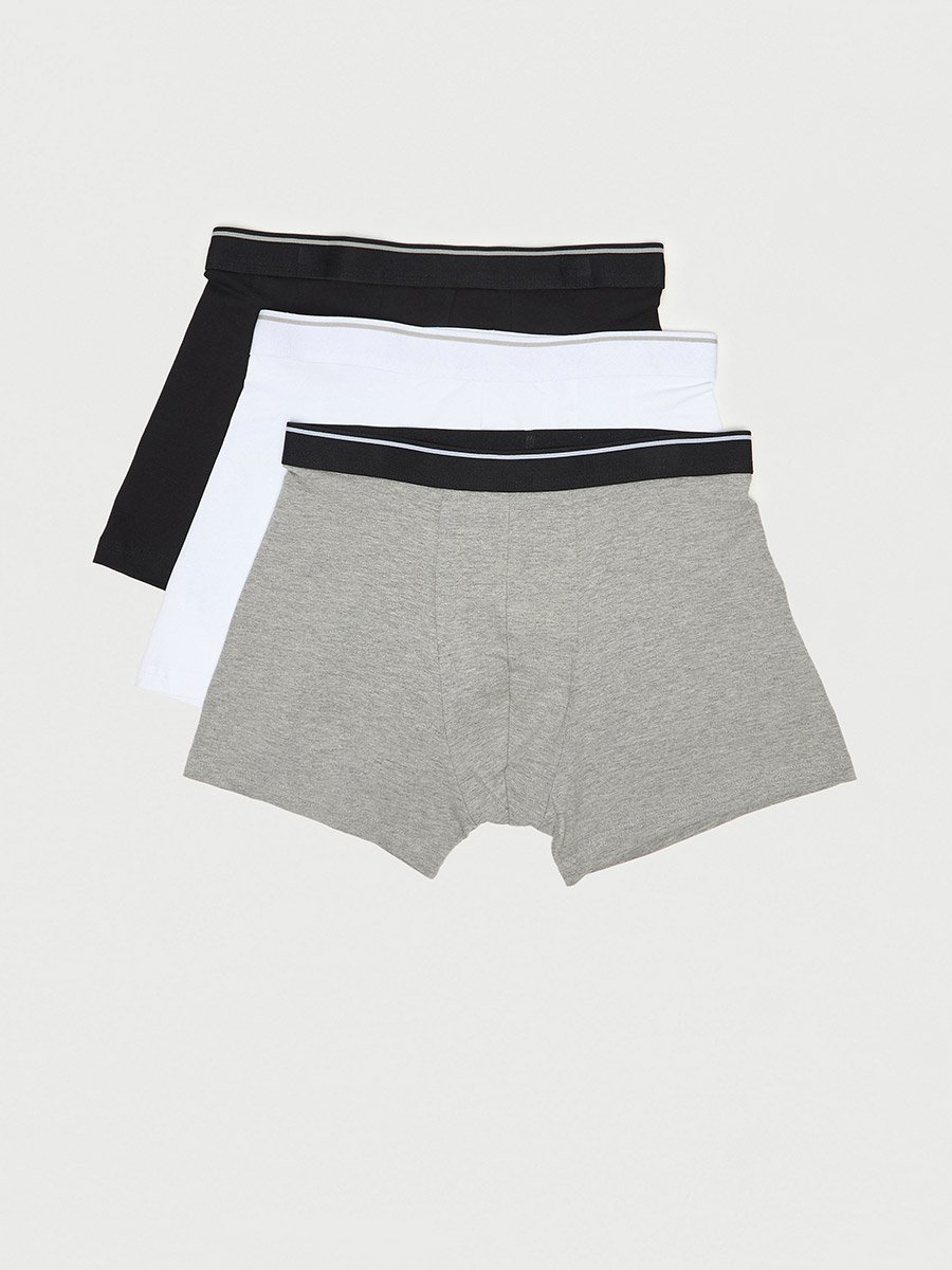 Pack of 3 - Elasticised Waistband Trunks