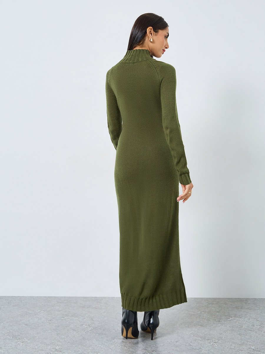 green sweater maxi dress Ingrid & Isabel Knit Maternity Maxi Dress main image 0