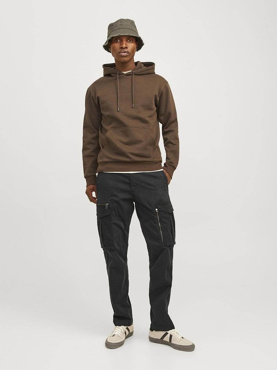 Relaxed Fit Cargo Pants with Zip Pockets