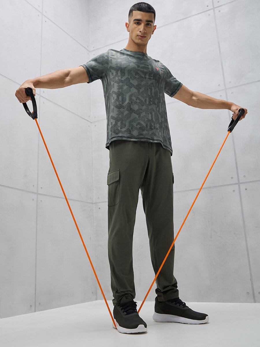 4-Way Stretch Relaxed Fit Cargo Track Pants with Duracool+