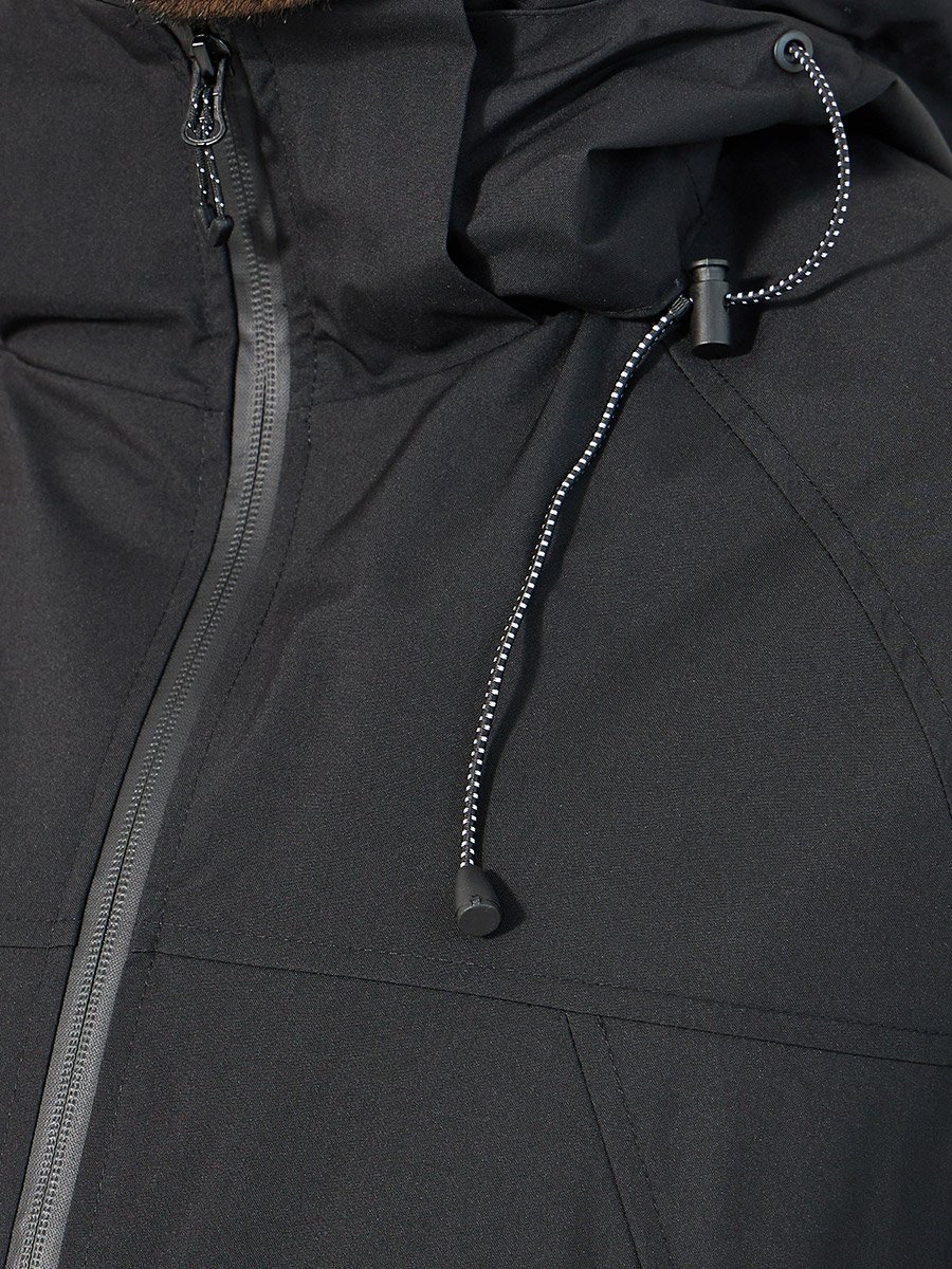 Solid Windbreaker Hooded Jacket with Zip Detail