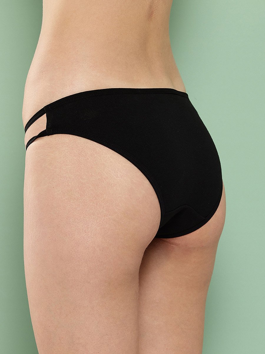 Pack of 3 - Cotton Cut-Out Detail Bikini
