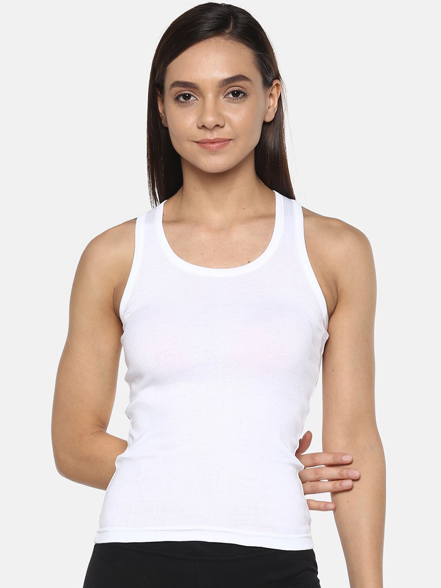 Pack of 3 - Combed Cotton Body-Hugging Camisole