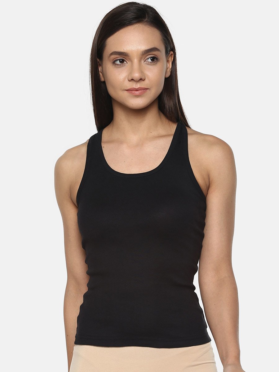 Pack of 3 - Combed Cotton Body-Hugging Camisole